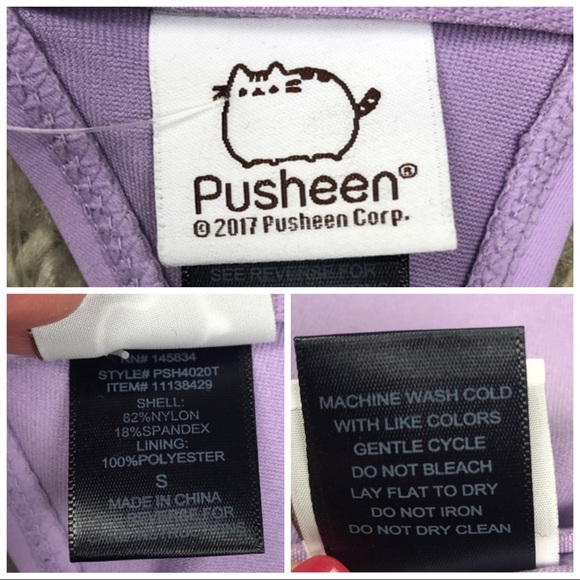 ✖️SOLD✖️•PUSHEEN• Hot Topic Kitty Bandeau Bikini - Picture 6 of 8